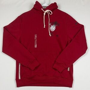 Nike Maroon Hoodie with Miami Heat Logo Mens Medium NWT!